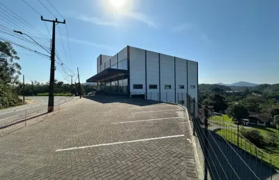 Alugo amplo galpão, novo, 3200m² - bairro encano, indaial