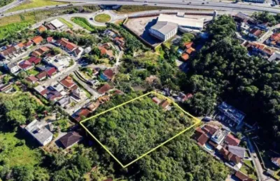 Vendo terreno com 02 casas, 8.000m², bairro fortaleza - blumenau