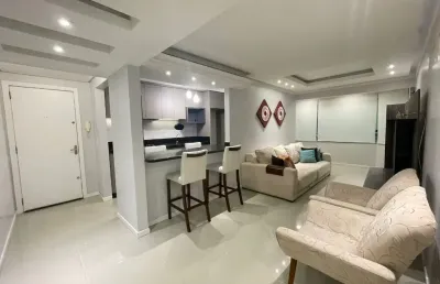 Alugo apartamento mobiliado 03 quartos, com terraço privativo - itoupava seca - blumenau sc