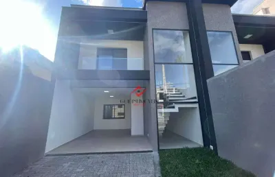 Casa com 3 quartos à venda na rua santa rita, cidade jardim, são josé dos pinhais, 130 m2 por r$ 840.000