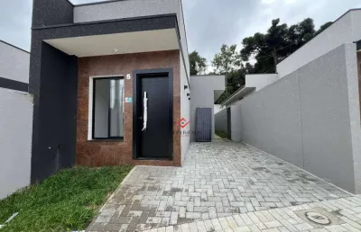 Casa com 3 quartos à venda na rua antônio zaramella, colônia rio grande, são josé dos pinhais, 69 m2 por r$ 489.000
