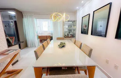 Venda imperdível: apartamento mobiliado de 3 suítes com terraço particular
