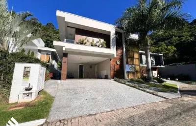 Casa em condomínio fechado com 5 quartos à venda na artur torquarto batista, 380, fazendinha, itajaí por r$ 6.500.000