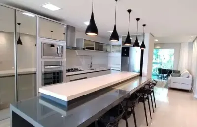 Apartamento com 5 quartos para alugar na rua josé menescau monte, 154, cabeçudas, itajaí por r$ 25.000