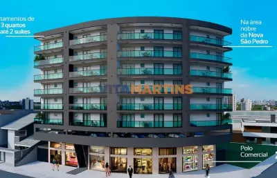 Apartamento com 3 quartos (2 suítes) à venda, 99m² por r$ 507.719,58 - centro - são pedro da aldeia/rj