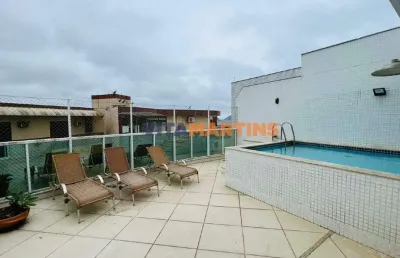 Cobertura de 4 quartos (3 suítes) à venda no braga em cabo frio/rj r$ 2.500.000,00
