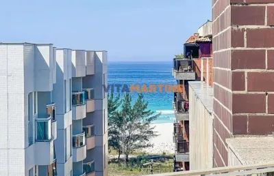 Cobertura com 4 quartos (2 suítes) a venda no algodoal em cabo frio/rj por r$740.000,00