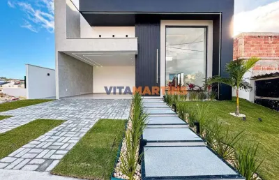 Casa no condomínio viverde em são pedro da aldeia, rj - 3 quartos (1 suíte) por r$930.000,00