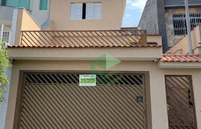 Sobrado com 3 dormitórios à venda, 180 m² por r$ 640.000,00 - jardim stella - santo andré/sp