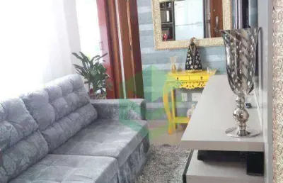 Apartamento com 2 dormitórios à venda, 74 m² por r$ 410.000 - jardim utinga - santo andré/sp
