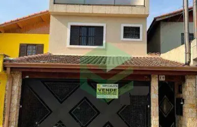 Sobrado com 3 dormitórios à venda, 213 m² por r$ 830.000,00 - rudge ramos - são bernardo do campo/sp