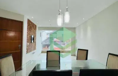Apartamento com 3 dormitórios à venda, 90 m² por r$ 450.000 - jardim anchieta - mauá/sp