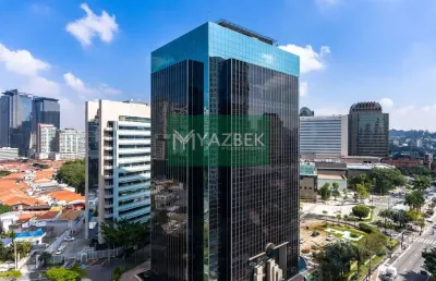 Sala comercial para alugar na avenida roque petroni júnior, 999, vila gertrudes, são paulo, 1338 m2 por r$ 104.415