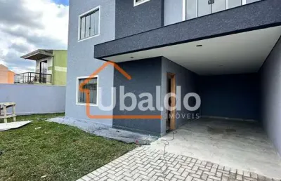 Sobrado à venda com 3 quartos, suíte e sobra de terreno no bairro iguaçu – r$ 741.000