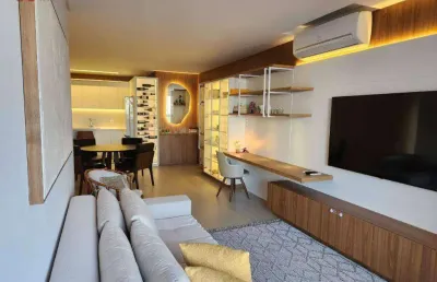 Apartamento com 2 dormitórios à venda, 90 m² por r$ 2.650.000,00 - jurerê - florianópolis/sc
