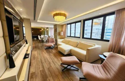 Apartamento com 4 dormitórios à venda, 186 m² por r$ 3.450.000,00 - centro - florianópolis/sc