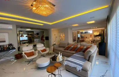 Apartamento com 3 dormitórios à venda, 327 m² por r$ 6.800.000,00 - itacorubi - florianópolis/sc