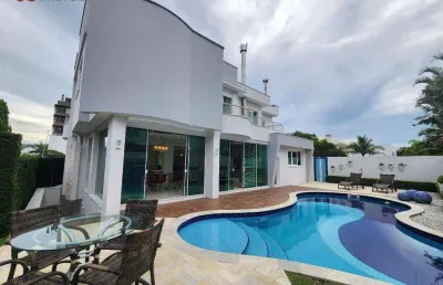 Casa com 4 dormitórios à venda, 469 m² por r$ 7.500.000,00 - jurerê internacional - florianópolis/sc