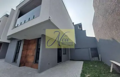 Sobrado em condominio, 3 quartos com suite e terraço uberaba- curitiba/pr