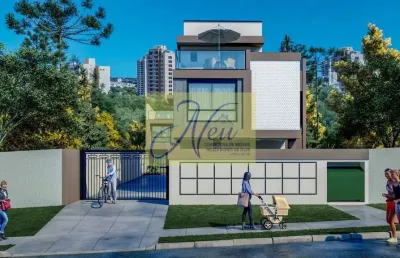Lançamento! sobrado 3 quartos com suite e terraço- uberaba- curitiba