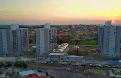 Apartamento de dois quartos à venda no residencial clube aquaville, em paulínia