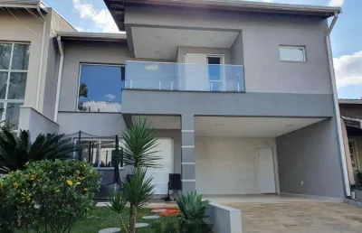 Casa em condomínio à venda - cascata, paulínia - 256m2  - 4 quartos