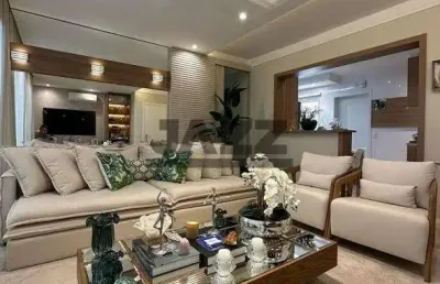 Apartamento mobiliado à venda no loteamento alphaville campinas.