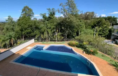 Casa em condomínio em valinhos à venda e aluguel, 4 suítes e piscina