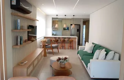 Apartamento mobiliado  114m² com 3 dormitórios - módulo 2 riviera-bertioga/sp