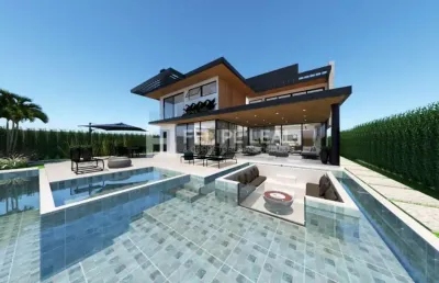 Casa em condominio em jurerê internacional - florianópolis, sc