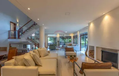 Re/max vende casa de luxo no condomínio santa fé 4 quartos 2 suítes 590m2 em vinhedo/ sp - r$ 3.690.000