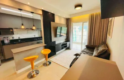 Apartamento com 1 dormitório à venda, 55 m² por r$ 365.000,00 - enseada - guarujá/sp