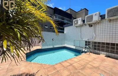 Linda cobertura de 4 dormitórios, piscina privativa