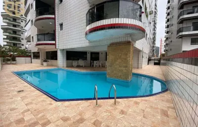 Apartamento canto do forte, 2 dorm, suíte, 1 vaga de garagem, lazer.
