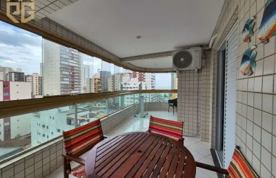 Apto 3 dorms, 2 suítes, 4 banheiros, 2 vagas, vista mar, lazer completo, aviação