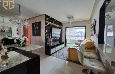 Apto 2 dorms, 2 suítes, 2 vagas, 91m², port fechada, lazer completo, boqueirão