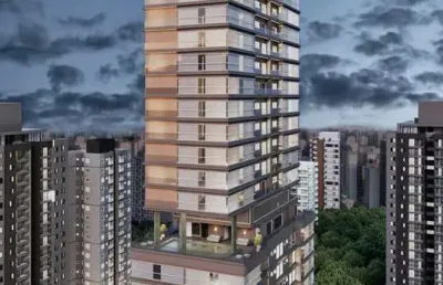 Er giardino: o novo ícone de alto luxo no canto do forte, praia grande