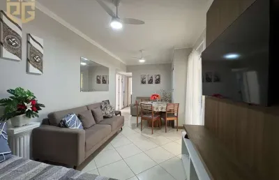 Apto 2 dorms, 1 suíte, 1 vaga, 82,42m², vista mar, forte