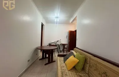 Apto, 1 dorm, 1 banheiro, 1 vaga, 41m, vista mar, mobiliado, guilhermina