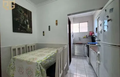 Apto 1 dorm, 1 vaga, 39,77m2, vista para o mar, mobiliado, guilhermina