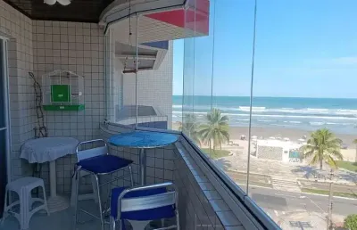 Apartamento 1 dormitório com vista mar, 1 dorm, 1 suite, 1 vaga, 67m, caiçara.