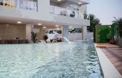 Lançamento em praia grande - mirim 2  dormitórios (com suíte)
