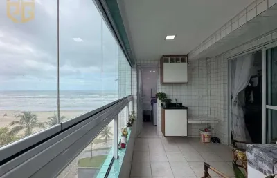 Apto 2 dorms, 1 suíte, 1 vaga, 76m², vista mar, real