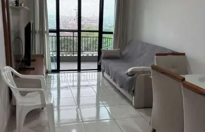 Apto 65m praia com 2 dorm sendo 1 suíte, 2 banh, 1 vaga, sacada, piscina