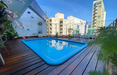 Cobertura com 5 quartos à venda na avenida oceânica, 351, praia do morro, guarapari por r$ 1.800.000