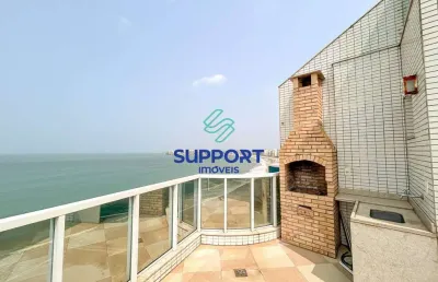 Cobertura com 4 quartos à venda na avenida beira mar, 988, praia do morro, guarapari por r$ 2.500.000