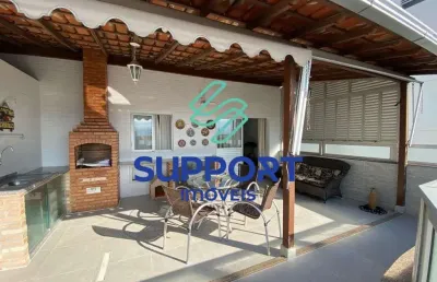 Cobertura com 3 quartos à venda na rua zuleima fortes farias, 253, centro, guarapari por r$ 700.000