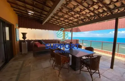 Cobertura com 3 quartos à venda na avenida desembargador lourival de almeida, 186, centro, guarapari por r$ 4.350.000