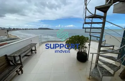 Cobertura com 8 quartos à venda na avenida beira mar, 345, praia do morro, guarapari por r$ 3.500.000