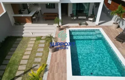 Casa em condomínio fechado com 3 quartos à venda na rodovia manoel loyola, 456, village do sol, guarapari por r$ 1.790.000